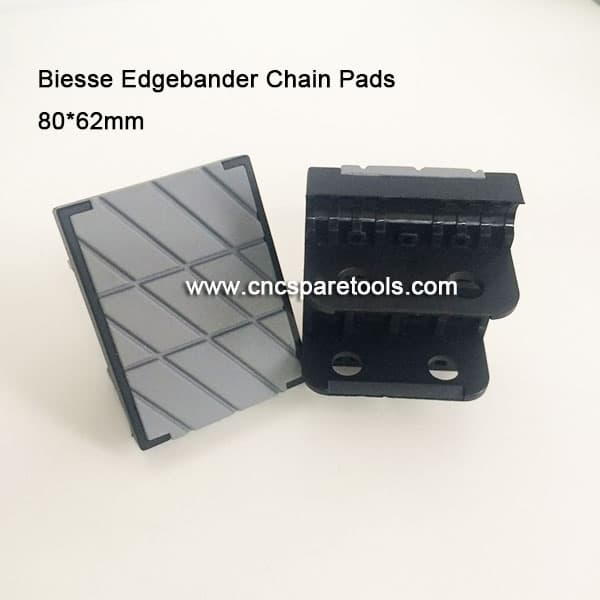 80x62mm Conveyor Chain Track Pads for BIESSE Edgebanding